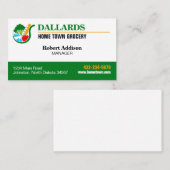 Grokerijwinkel Visitekaartje (Voorkant / Achterkant)