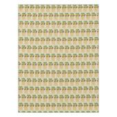 Grokershopping op de markt voor groenten en fruit tafelkleed (Voorkant)