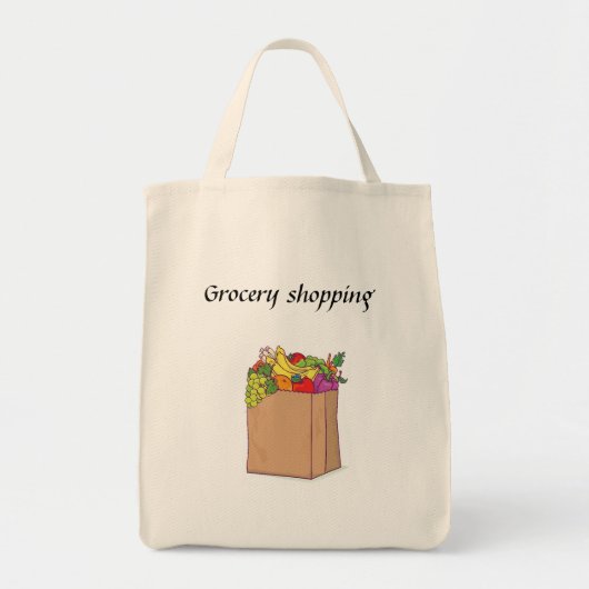Grokershopping Tote Bag (Voorkant)