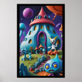 Groll-Town Schoolhouse Poster (Voorkant)