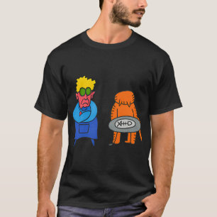 Gromerige dame en schuldig kat – Grappige handgete T-shirt