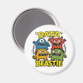 Grommend Data Beestje Magneet (Voorkant / Achterkant)