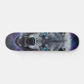 Grommende wolfskop Skateboard (Horizontaal)