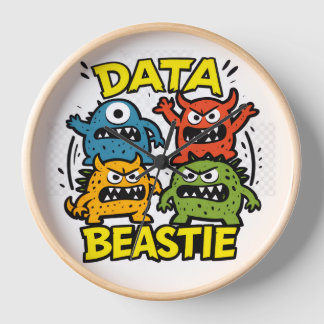 Grommerige Data Beestje Klok
