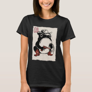 Grommige Kikker Grappige Cowboy Howdy Western Anim T-shirt
