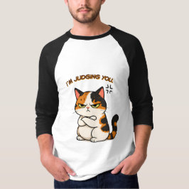 Grommige schildpadkat - ik oordeel je  t-shirt