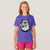 Grommige Wasbeer T-shirt (Voorkant volledig)