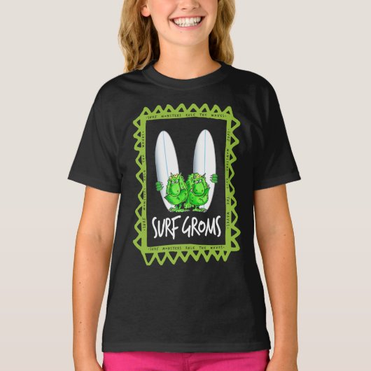 Groms 2020 (groen) t-shirt (Voorkant)