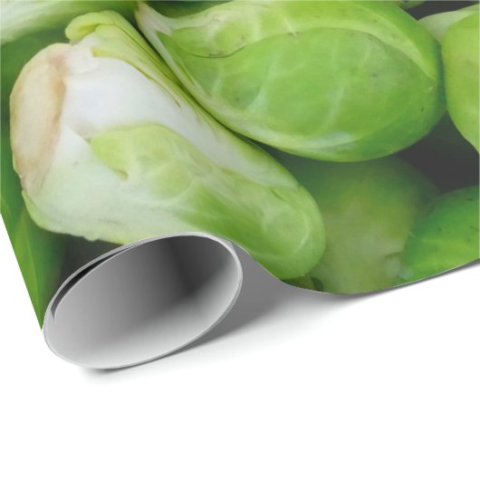 Grön Bryssel Kål Cadeaupapier (Rol Hoek)