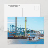 Grona Lund Amusement Park, Stockholm, Zweden Briefkaart (Voorkant / Achterkant)