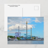 Grona Lund Amusement Park, Stockholm, Zweden Briefkaart (Voorkant / Achterkant)