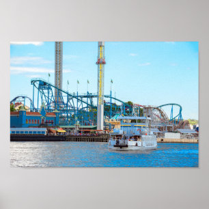 Grona Lund Amusement Park, Stockholm, Zweden Poster