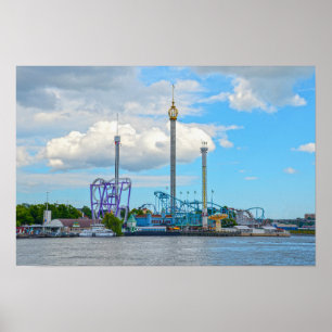 Grona Lund Amusement Park, Stockholm, Zweden Poster