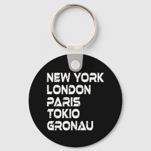 Gronau New York London Tokio Paris Anhänger Sleutelhanger