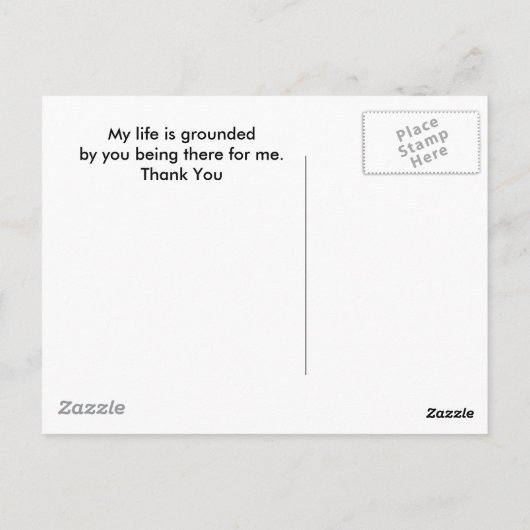 Grond Briefkaart (Achterkant)