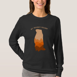 Grond Dag Decoraties Costume Woodchuck T-shirt