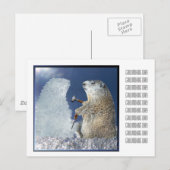 Grond dag ijsvorming briefkaart (Voorkant / Achterkant)