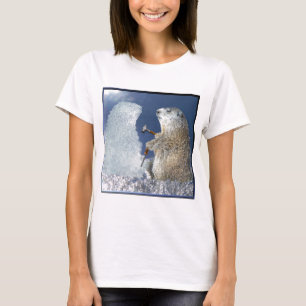 Grond dag ijsvorming t-shirt
