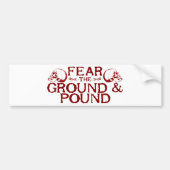 Grond en pond bumpersticker (Voorkant)