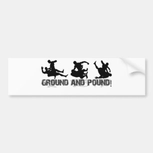 Grond en pond lijn bumpersticker