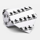 Grond en pond lijn stropdas (Opgerold)