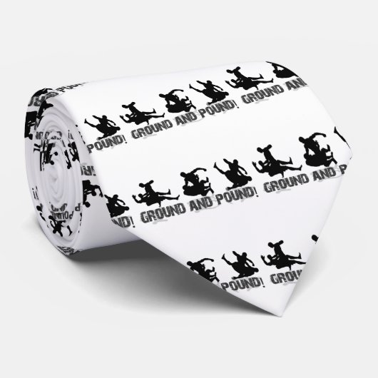 Grond en pond lijn stropdas (Opgerold)