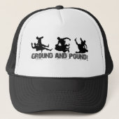 Grond en pond lijn trucker pet (Voorkant)