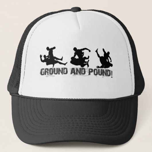 Grond en pond lijn trucker pet (Voorkant)