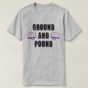 Grond en pond MMA Mixed Martial Arts vechten T-shi T-shirt