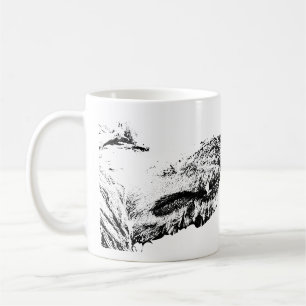 Grond in elke blik koffiemok