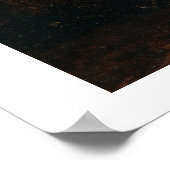 Grond landschap (olie op het paneel) poster (Hoek)