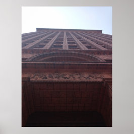 Grond Uitzicht van het Garantiegebouw Poster