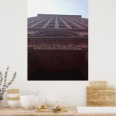 Grond Uitzicht van het Garantiegebouw Poster (Keuken)