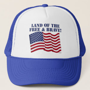 GROND VAN DE VRIJE EN BRAVE! TRUCKER PET