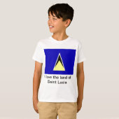 Grond van sinaasappellucia t-shirt (Voorkant volledig)