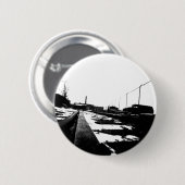 Grondaanzicht van spoorwegen ronde button 5,7 cm (Voorkant /achterkant)