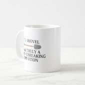 Grondafbrekende uitvinding koffiemok (Voorkant links)