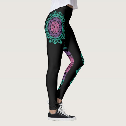Grondafsluitende Mandala-Leggings Leggings (Rechts)