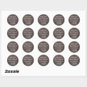 Grondbedrijf/profiel Ronde Sticker (Vel)
