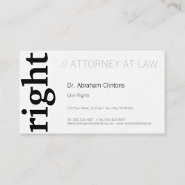 Grondbeginselen van de openbare aanklager visitekaartje