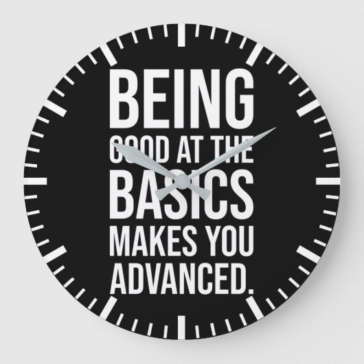 Grondbeginselen versus geavanceerd - Gym, Hustle, Grote Klok (Voorkant)