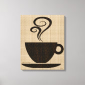 Grondbeker kunst op canvas afdruk (Voorkant)