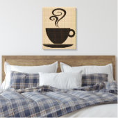 Grondbeker kunst op canvas afdruk (Insitu (Slaapkamer))