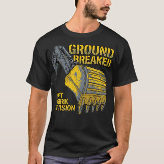 Grondbreker Grondwerk Afdeling Bouw Gif T-shirt
