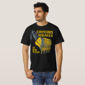 Grondbreker Grondwerk Afdeling Constructie T-shirt (Voorkant volledig)