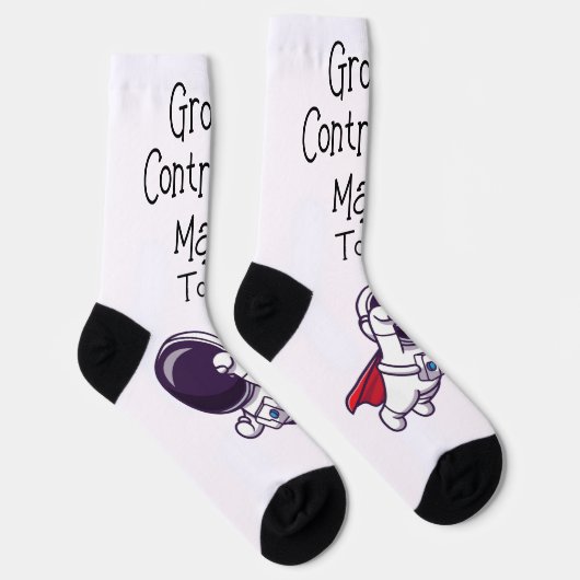 Grondcontrole aan Major Tom Sokken (Rechts)