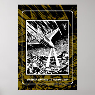 Grondcontrole voor grote Tom Poster