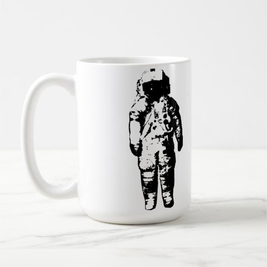 Grondcontrole voor majoor Tom - Astronaut Coffee C Koffiemok (Links)