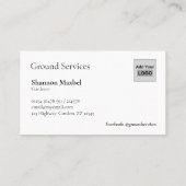 Gronddiensten Landschapsarchitectuur Tuinman Visitekaartje (Achterkant)