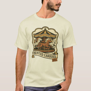 Gronddraaiende Carrousel T-Shirt, Griezeldraaiende T-shirt